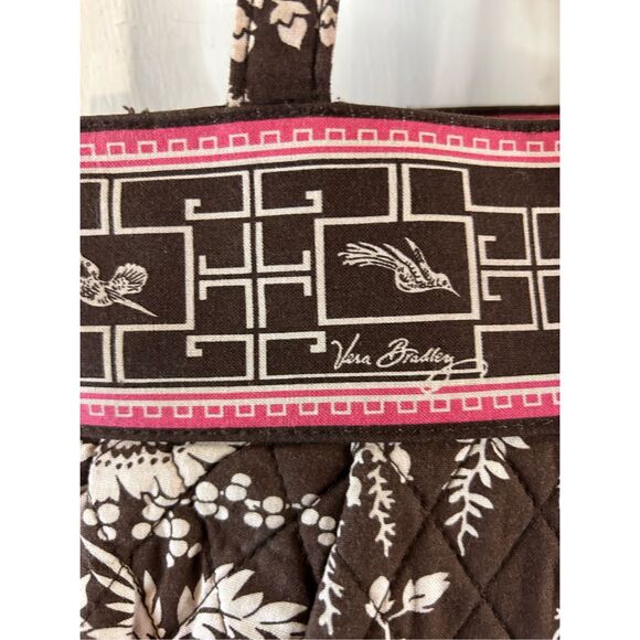 Vera Bradley shoulder bag song brown Asian birds - Picture 2 of 10
